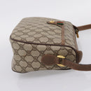 GUCCI GG Supreme Web Sherry Line Bag PVC Beige Gold 89 02 077 Auth 207845-5