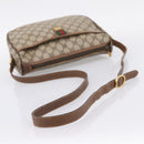 GUCCI GG Supreme Web Sherry Line Bag PVC Beige Gold 89 02 077 Auth 207845-7