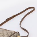 GUCCI GG Supreme Web Sherry Line Bag PVC Beige Gold 89 02 077 Auth 207845-8