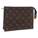 LOUIS VUITTON Monogram Poche Toilette 19 Pouch M47544 LV Auth 207850A-1
