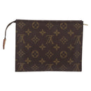 LOUIS VUITTON Monogram Poche Toilette 19 Pouch M47544 LV Auth 207850A-2