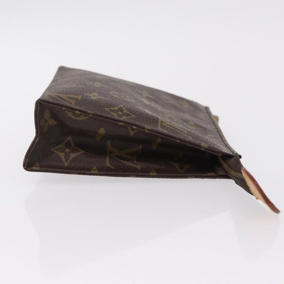 LOUIS VUITTON Monogram Poche Toilette 19 Pouch M47544 LV Auth 207850A