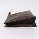 LOUIS VUITTON Monogram Poche Toilette 19 Pouch M47544 LV Auth 207850A-4