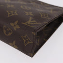 LOUIS VUITTON Monogram Poche Toilette 19 Pouch M47544 LV Auth 207850A-14