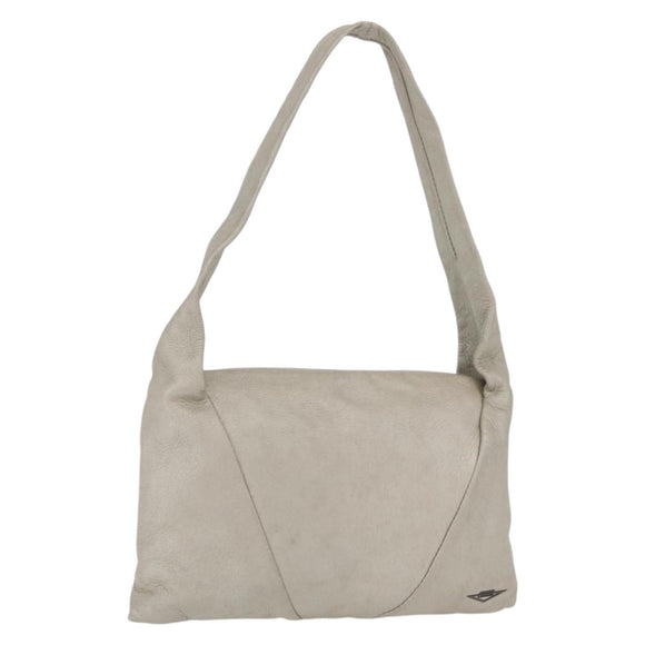 Bottega Veneta Hand Bag Leather Gray Auth 207853A