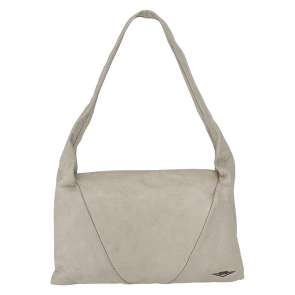 Bottega Veneta Hand Bag Leather Gray Auth 207853A