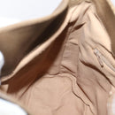 GUCCI GG Supreme Web Sherry Line Bag PVC Beige Gold 904 02 081 Auth 207855-20