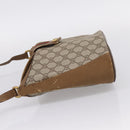GUCCI GG Supreme Web Sherry Line Bag PVC Beige Gold 904 02 081 Auth 207855-4