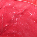 LOEWE Shoulder Bag Leather Red Gold Auth 207857-26