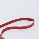LOEWE Shoulder Bag Leather Red Gold Auth 207857-14
