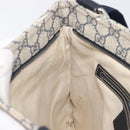 GUCCI GG Supreme Shoulder Bag PVC Navy Silver 295257 Auth 207858-23
