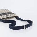 GUCCI GG Supreme Shoulder Bag PVC Navy Silver 295257 Auth 207858-8