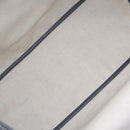 Goyard Herringbone Saint Louis PM Tote Bag PVC Gray Silver Auth 207860V-15
