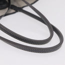 Goyard Herringbone Saint Louis PM Tote Bag PVC Gray Silver Auth 207860V-7