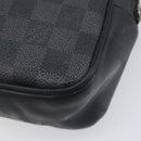 LOUIS VUITTON Damier Graphite Pochette Casai Clutch Bag N41664 LV Auth 207861-11