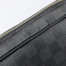 LOUIS VUITTON Damier Graphite Pochette Casai Clutch Bag N41664 LV Auth 207861-18