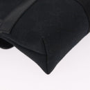 GUCCI GG Canvas Waist Bag Black Silver 131236 Auth 207862V-15