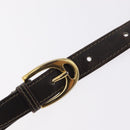 CELINE C Sulky Shoulder Bag Brown Gold Auth 207864-14