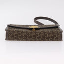 CELINE C Sulky Shoulder Bag Brown Gold Auth 207864-16