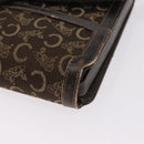 CELINE C Sulky Shoulder Bag Brown Gold Auth 207864-18