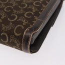 CELINE C Sulky Shoulder Bag Brown Gold Auth 207864-20