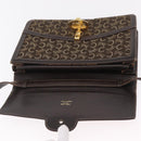 CELINE C Sulky Shoulder Bag Brown Gold Auth 207864-22