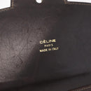 CELINE C Sulky Shoulder Bag Brown Gold Auth 207864-23