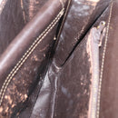 CELINE C Sulky Shoulder Bag Brown Gold Auth 207864-29