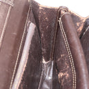 CELINE C Sulky Shoulder Bag Brown Gold Auth 207864-30