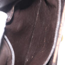 CELINE C Sulky Shoulder Bag Brown Gold Auth 207864-31