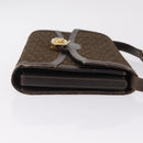 CELINE C Sulky Shoulder Bag Brown Gold Auth 207864-4
