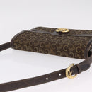 CELINE C Sulky Shoulder Bag Brown Gold Auth 207864-8
