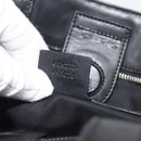 GUCCI GG Supreme Hand Bag PVC Beige Silver 456217 Auth 207865A-12