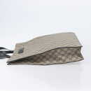 GUCCI GG Supreme Hand Bag PVC Beige Silver 456217 Auth 207865A-4