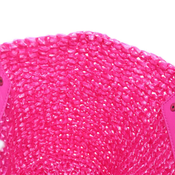 Balenciaga Lucagold Panier Small Hand Bag Vinyl 2way Pink 786187 Auth 207867M