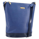 Burberrys Shoulder Bag Leather Black Gold Auth 207868-1