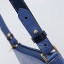 Burberrys Shoulder Bag Leather Black Gold Auth 207868-16