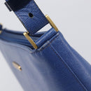 Burberrys Shoulder Bag Leather Black Gold Auth 207868-20