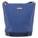 Burberrys Shoulder Bag Leather Black Gold Auth 207868-13