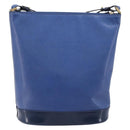 Burberrys Shoulder Bag Leather Black Gold Auth 207868-3