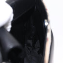 BURBERRY Shoulder Bag Leather Black Silver Auth 207869A-19