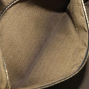 FENDI Zucca Canvas Vanity Cosmetic Pouch Brown Gold Tone Auth 207871-23