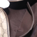 GUCCI GG Supreme Shoulder Bag PVC Beige Silver 114531 Auth 207872-22