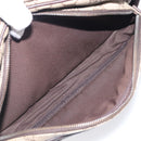 GUCCI GG Supreme Shoulder Bag PVC Beige Silver 114531 Auth 207872-23