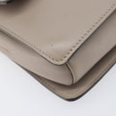 Chloe Fay Shoulder Bag Leather Suede Beige Gold Auth 207873A-13
