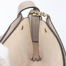 Chloe Fay Shoulder Bag Leather Suede Beige Gold Auth 207873A-24