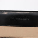 BURBERRY Nova Check Shoulder Bag Wool Brown Gold Auth 207874A-10