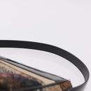 BURBERRY Nova Check Shoulder Bag Wool Brown Gold Auth 207874A-8