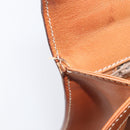 CELINE Macadam Hand Bag PVC Brown Gold Tone Auth 207876V-10
