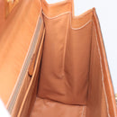 CELINE Macadam Hand Bag PVC Brown Gold Tone Auth 207876V-25